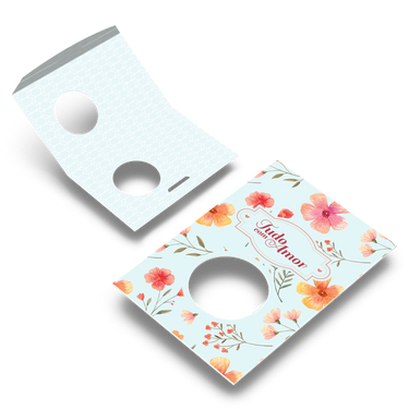 Maleta Blister Para 1 Doce Tudo Com Amor - pack 12 unidades